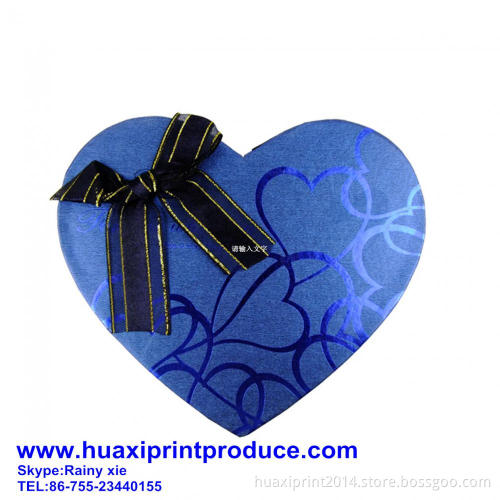 light yellow heart shaped chocolate boxes